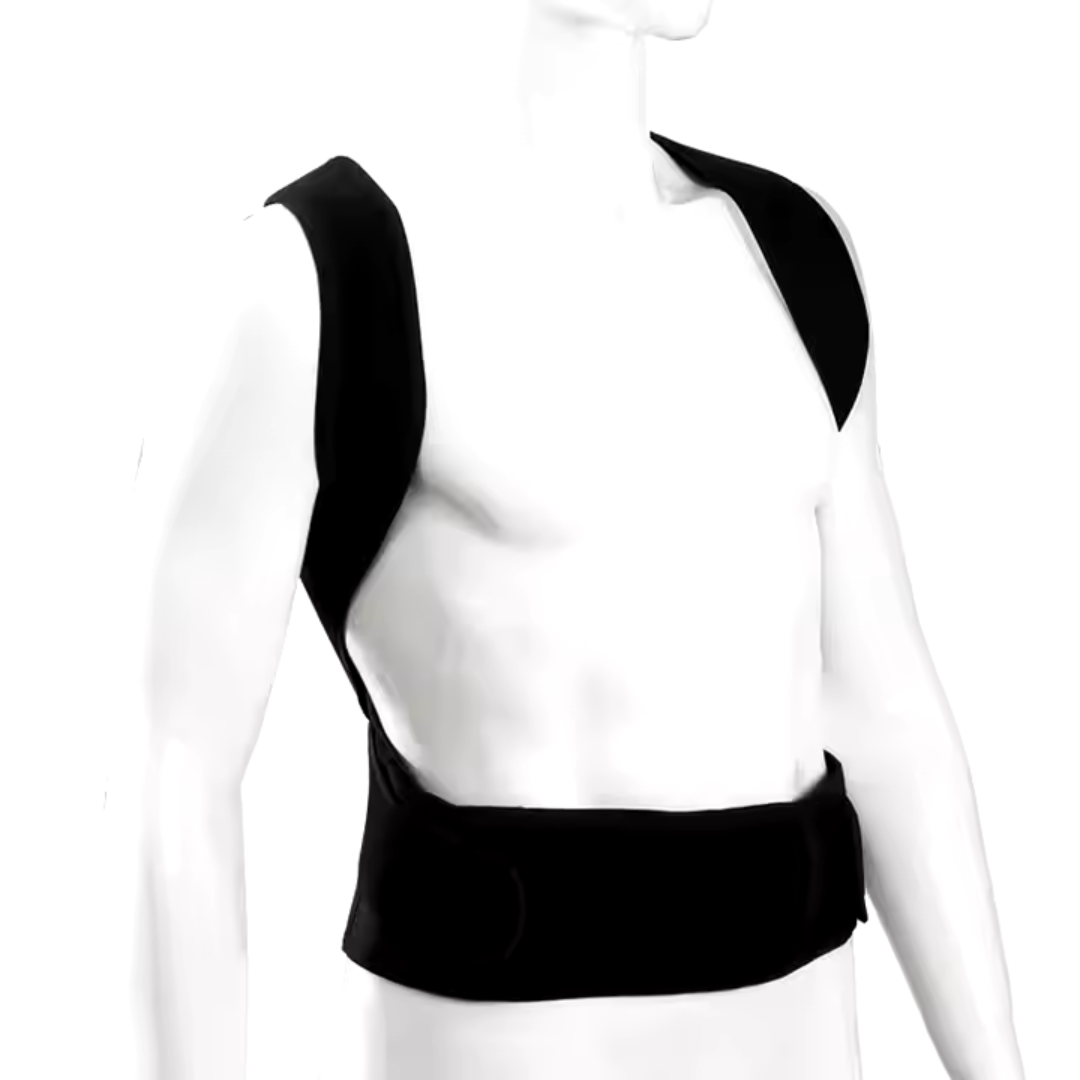 Breathable Adjustable Back Brace Lumbar Support Back Shoulder Brace Posture Corrector Vest Belt For Men Women