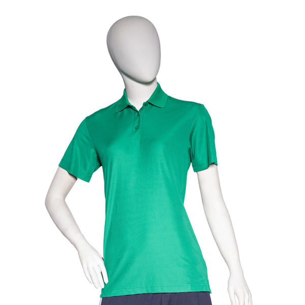 Polo T-shirts, Women's solid color, 100% Polyester  Interlock 4.0 oz polo