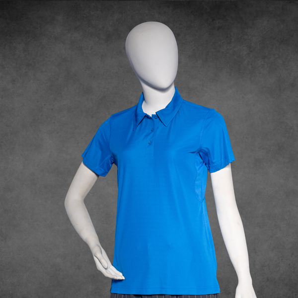 Polo T-shirts, Women's solid color, 100% Polyester  Interlock 4.0 oz polo