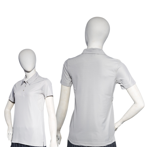 Women’s Allure Polo – Solid Color with Mesh Design