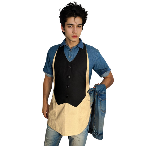 Designer Vest Apron, Perfect for: Restaurants, Bars, Cafés, Hookah Lounges, and Clubs