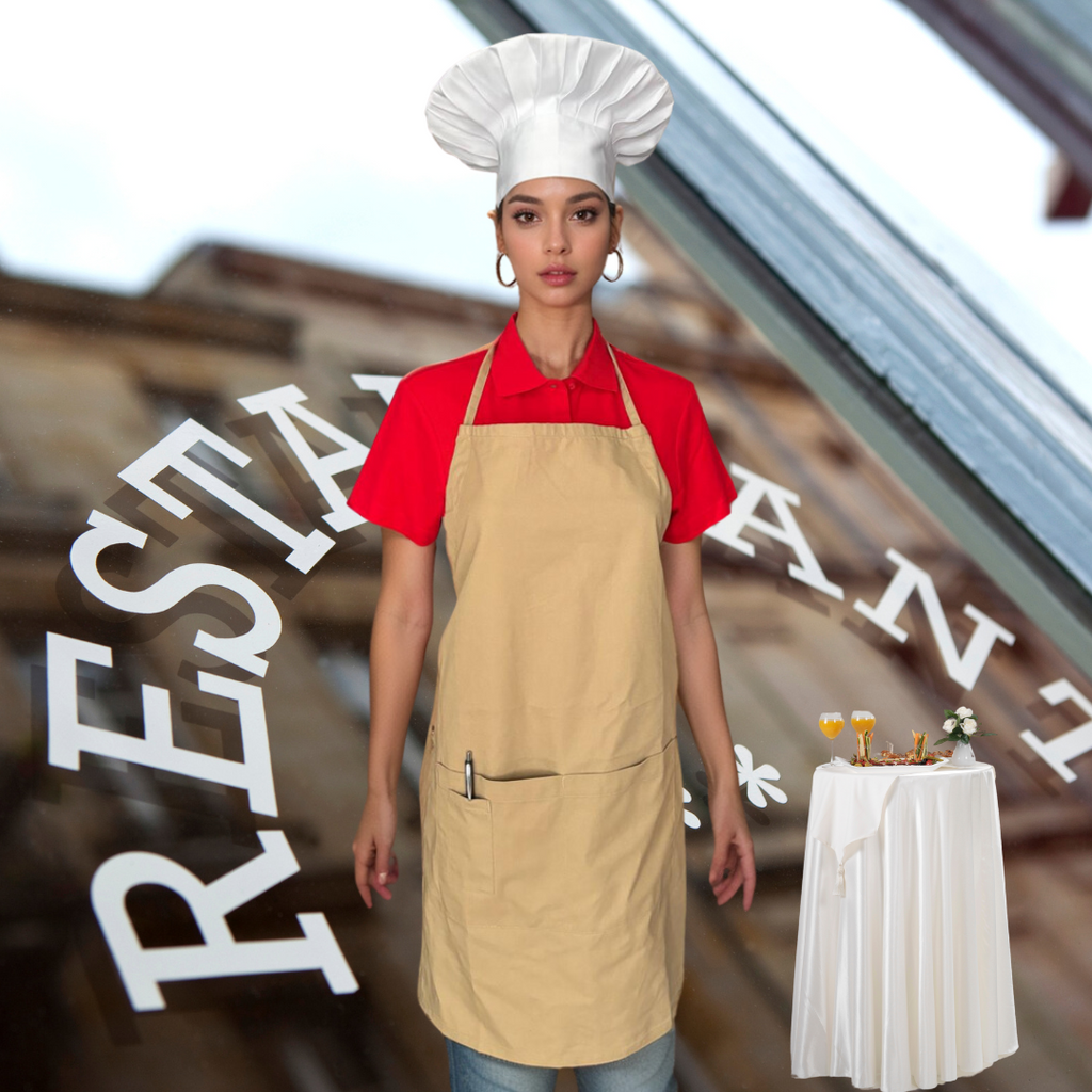 Long Apron , Ideal for: Restaurants, Cafés, Bars, Hospitality, Catering, and Events