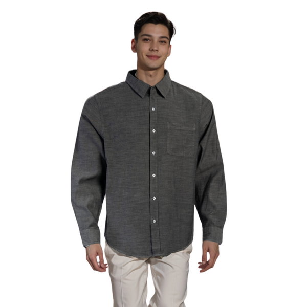 Men’s Chambray Shirt. Made from 100% cotton chambray fabric in a lightweight 4.5 oz.